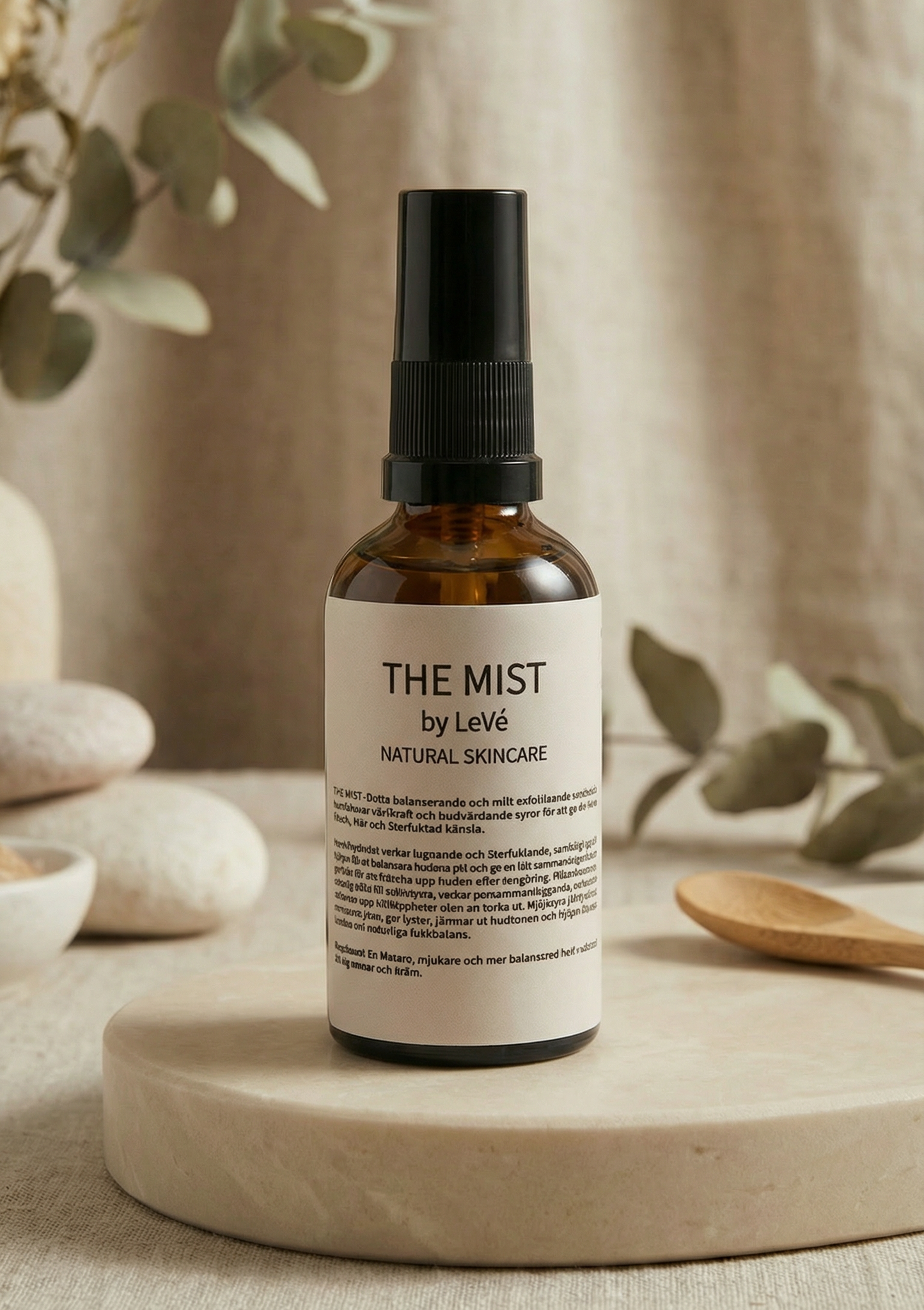 THE MIST – naturlig ansiktsmist för känslig hud från LeVÉ